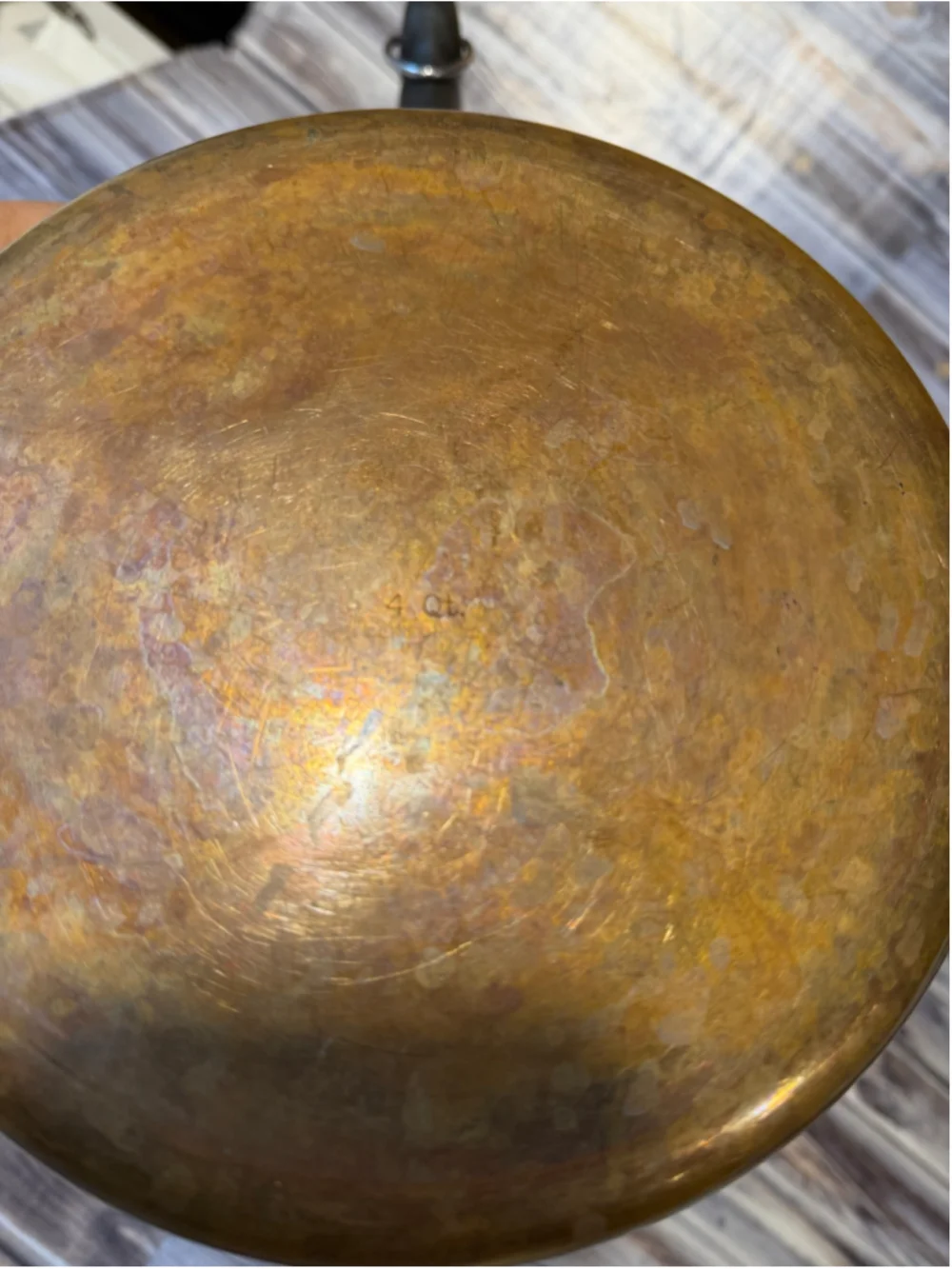 Revere ware copper bottom 4 quart sauce pan made in the USA